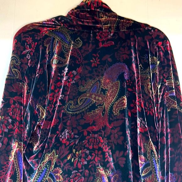 Vintage Bryan Emerson Crushed Velvet Cropped Jacket - Picture 5 of 12